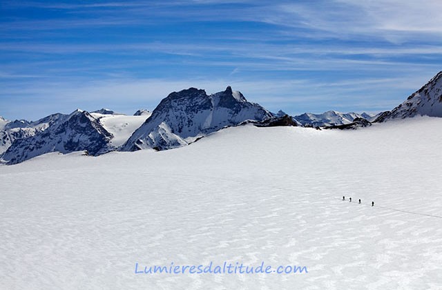 Grand glacier de la Vanoise; Savoie, France