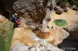 Descente du Mascun, canyoning, sierra de Guara, Espagne