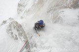 Ascension de la goulotte Chere ,Massif du Mont-Blanc, Haute-savoie, France