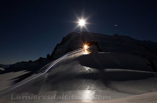 cordees au refuge des cosmiques, Massif du Mont-Blanc, Haute-savoie, France