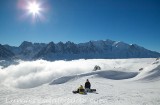 Ski a la flegere, Massif du Mont-Blanc, Haute-savoie, France