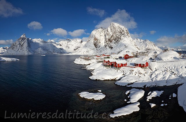 Maisons de pecheur,Hamnoya, Lofoten, Norvege