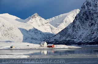 Maisons de pecheur,Hamnoya, Lofoten, Norvege