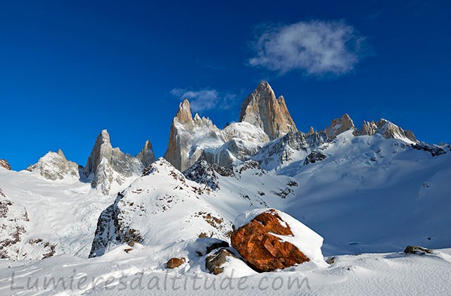 L Fitz Roy et son petit nuage...