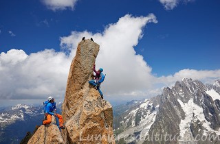 Les aretes du Grepon, Chamonix, France