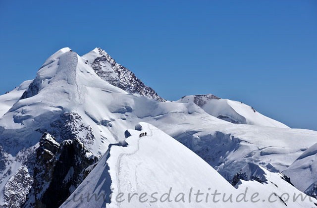 La traversee des aretes du Breithorn, Valais, Suisse