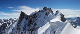 Sur les aretes de Rochefort, panoramique, Chamonix, France