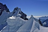 Sur les aretes de Rochefort; Chamonix, France