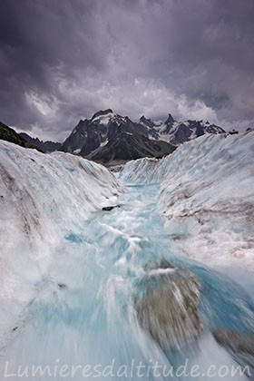 Canyon de la Mer de Glace, Chamonix, France