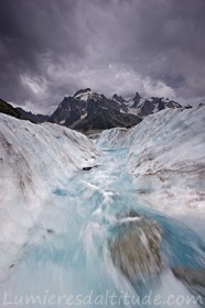 Canyon de la Mer de Glace, Chamonix, France