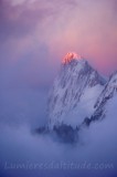 Les Grandes Jorasses au couchant, stage Haute altitude