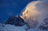 Aiguille des Grands Charmoz au couchant, Chamonix