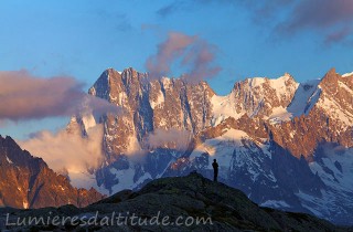 Face aux Grandes Jorasses, Chamonix