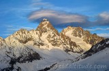 Lenticulaire sur l'aiguillen du Chardonnetet d'Argentiere, Chamonix