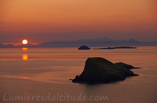 Ile de Skye au couchant, Ecosse