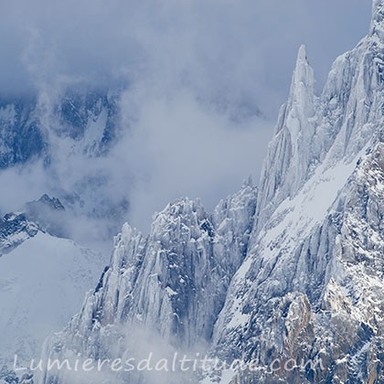 L'aiguille de la Republique apres la tempete...