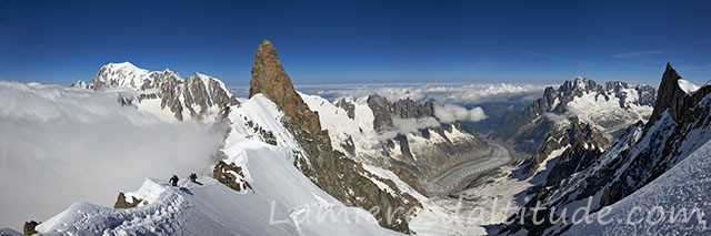 Traversee des aretes de Rochefort, Chamonix