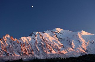 Le Mont-Blanc au couchant