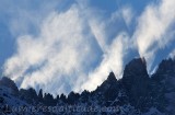 Tempete dur l'arete des Grands Montets, chamonix