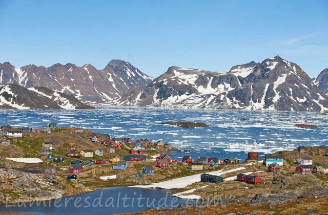 Groenland, village Inuit de Kulusuk