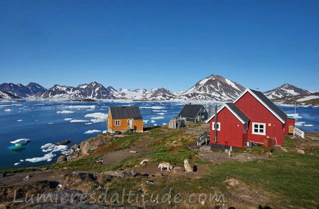 Groenland, village Inuit de Kulusuk