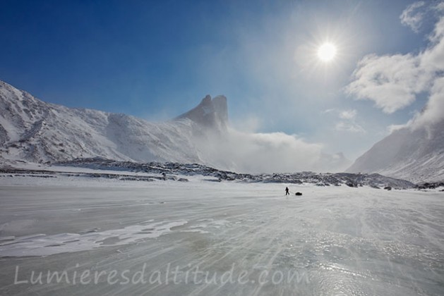 Weasel river, Terre de Baffin, Canada