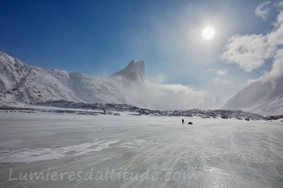 Weasel river, Terre de Baffin, Canada