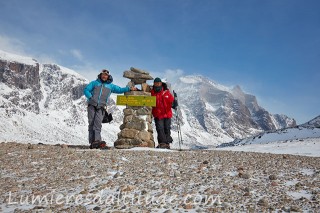 Le cercle polaire, Terre de Baffin, Canada