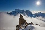 Le Mont-Blanc depuis les aretes de Rochefort