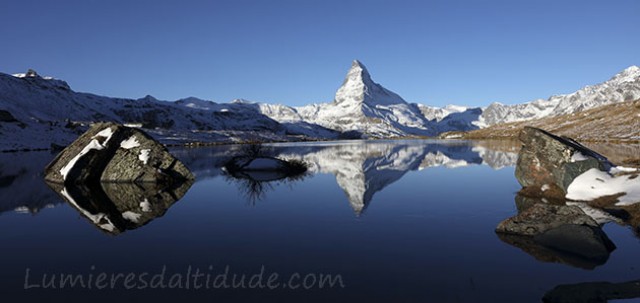 Reflection sur le Cervin