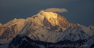 Lumière au Mont-Blanc