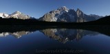 Reflet sur le versant italien du Mont-Blanc