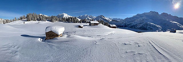 Le Mont-Blanc depuis le Beaufortain