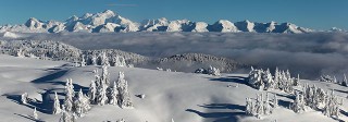 Mont-Blanc from the Aravis