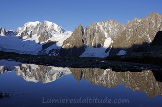 Reflets au Mont-Blanc