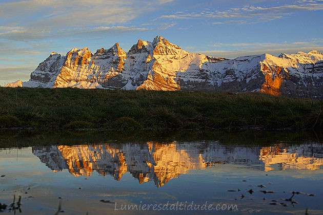 Reflet aux Dents du Midi