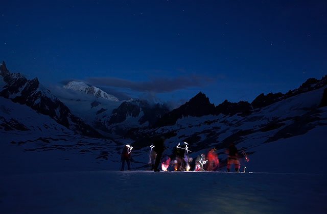 Sur le glacier de Talefre