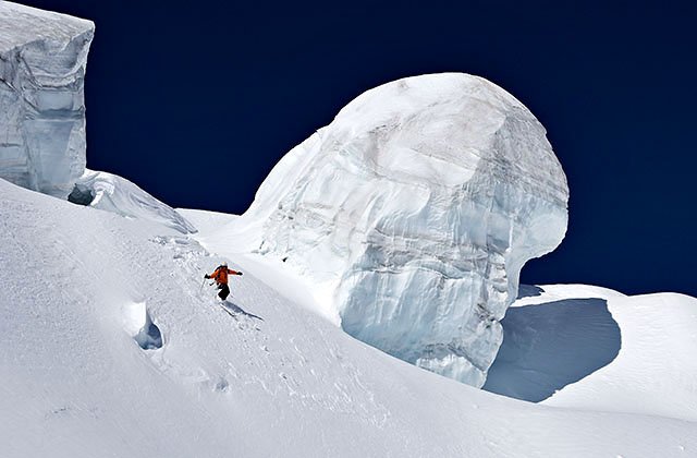 Envers du Plan glacier