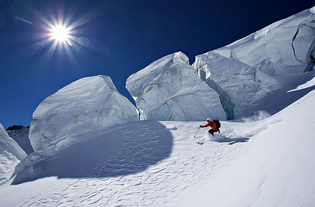 Dans les seracs de l'Envers