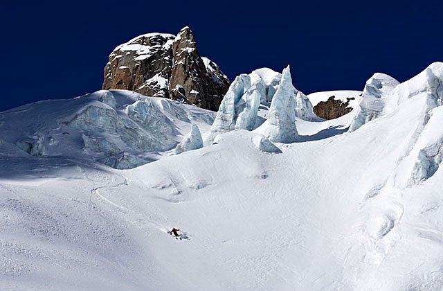 Sur le glacier de l'Envers