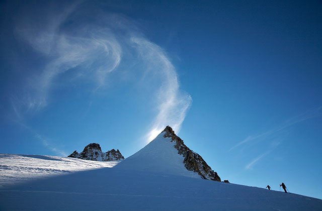 Tourbillons sur l'aiguille du Pissoir