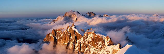 Midi-Plan et l'aiguille Verte