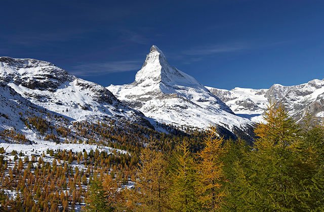 Le Cervin en automne