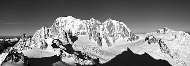 Du Mont-blanc a l'aiguille du Midi