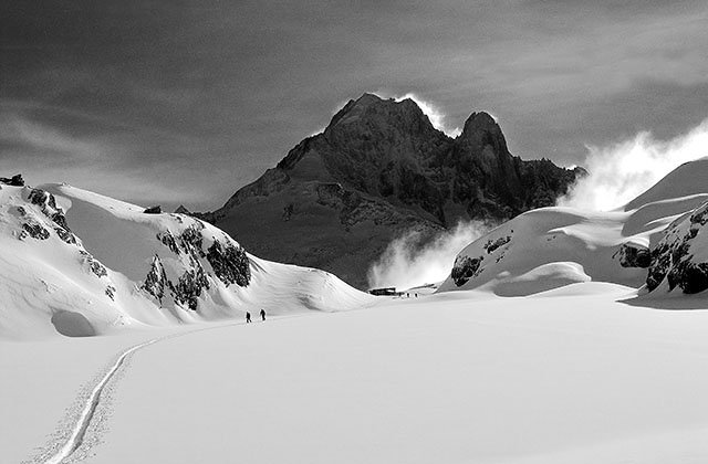 A ski sur le lac Blanc