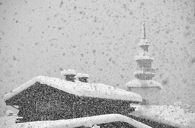 Argentiere sous la neige