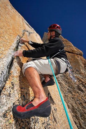 F. Pallandre, face sud de l'aiguille du Midi