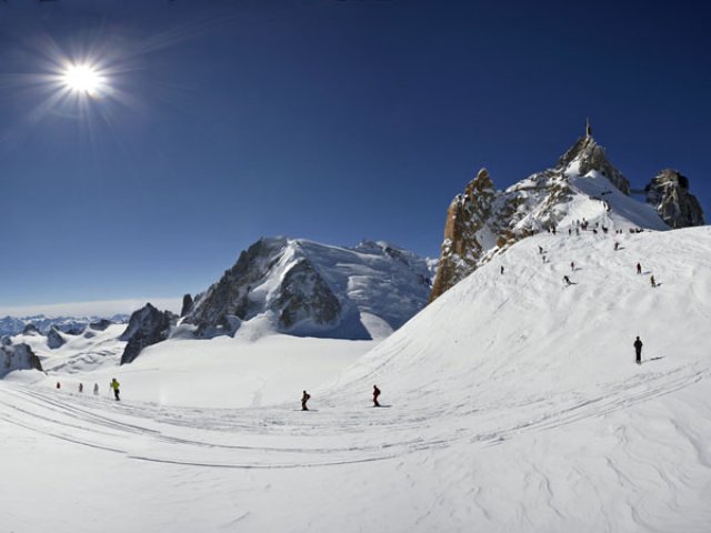 Start of the Valle Blanche