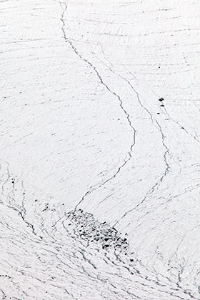 Lines, Leschaux glacier